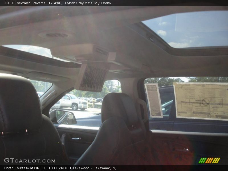 Cyber Gray Metallic / Ebony 2013 Chevrolet Traverse LTZ AWD