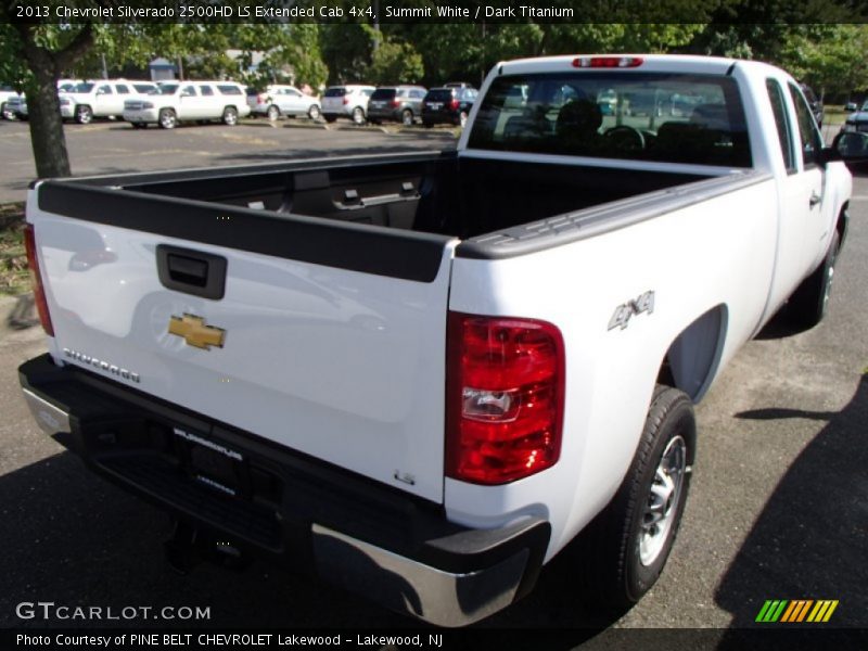 Summit White / Dark Titanium 2013 Chevrolet Silverado 2500HD LS Extended Cab 4x4