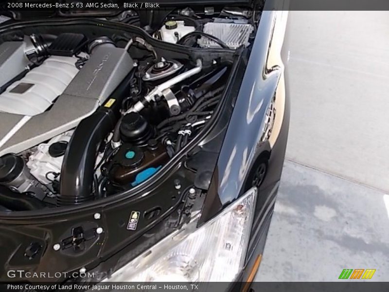 Black / Black 2008 Mercedes-Benz S 63 AMG Sedan
