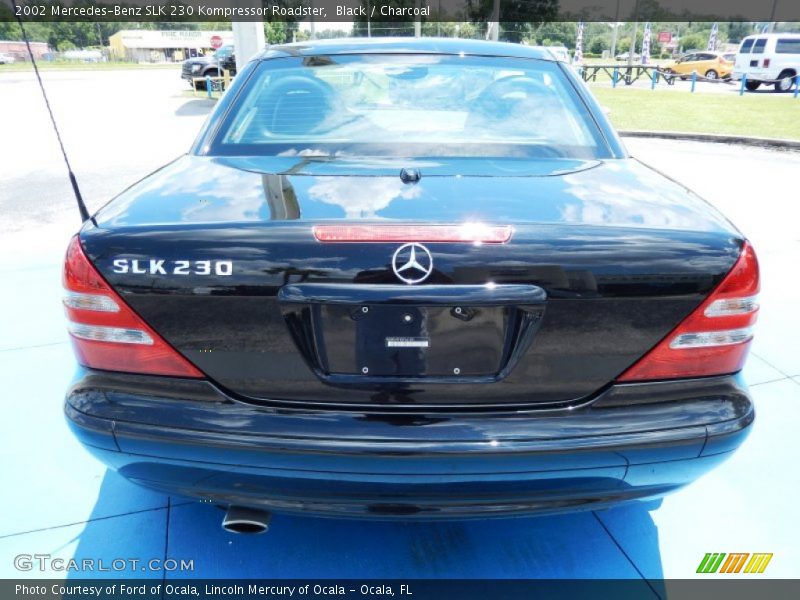 Black / Charcoal 2002 Mercedes-Benz SLK 230 Kompressor Roadster