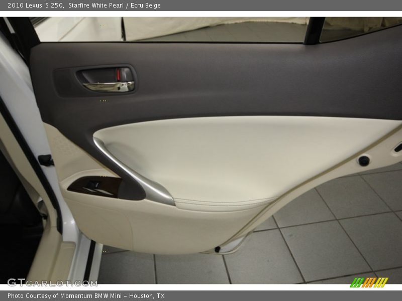 Starfire White Pearl / Ecru Beige 2010 Lexus IS 250