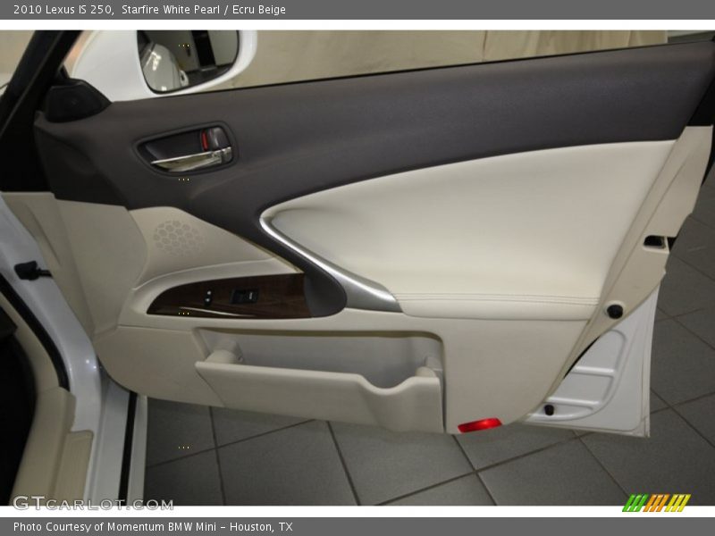 Starfire White Pearl / Ecru Beige 2010 Lexus IS 250