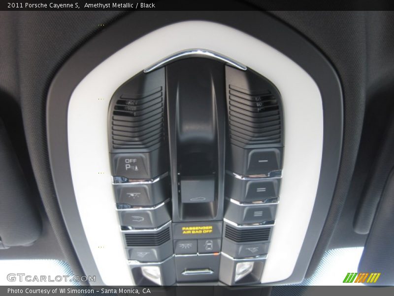 Amethyst Metallic / Black 2011 Porsche Cayenne S