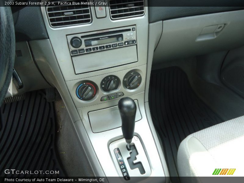 Pacifica Blue Metallic / Gray 2003 Subaru Forester 2.5 X