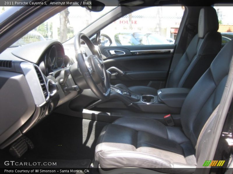 Amethyst Metallic / Black 2011 Porsche Cayenne S