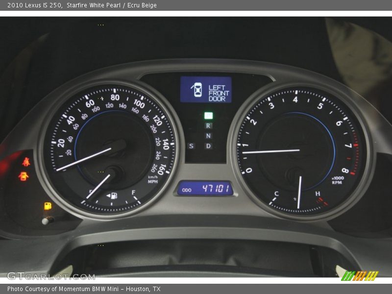 Starfire White Pearl / Ecru Beige 2010 Lexus IS 250