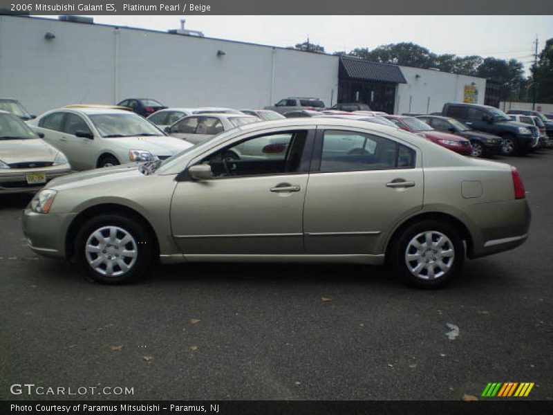Platinum Pearl / Beige 2006 Mitsubishi Galant ES