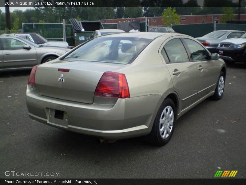 Platinum Pearl / Beige 2006 Mitsubishi Galant ES