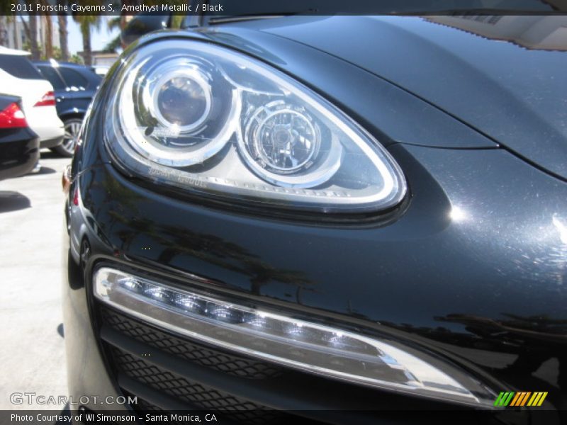 Amethyst Metallic / Black 2011 Porsche Cayenne S