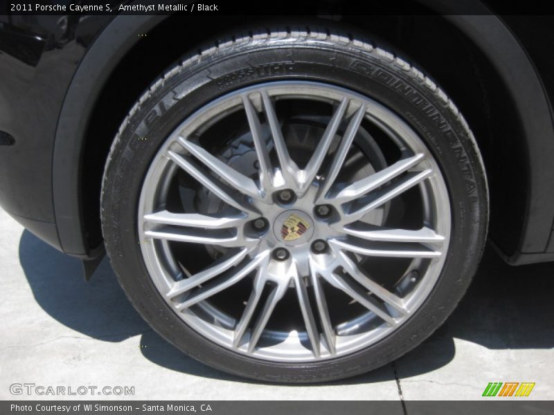 Amethyst Metallic / Black 2011 Porsche Cayenne S