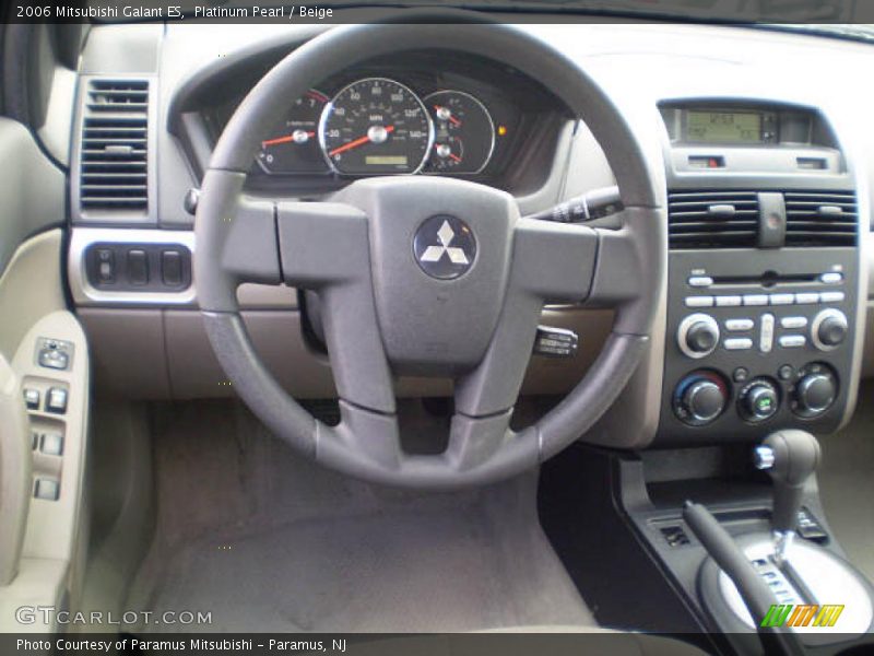 Platinum Pearl / Beige 2006 Mitsubishi Galant ES