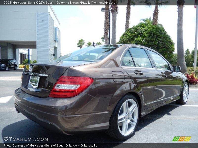 Dolomite Brown Metallic / Almond/Mocha 2013 Mercedes-Benz C 250 Sport
