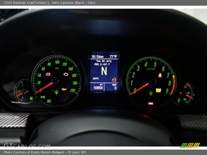  2009 GranTurismo S S Gauges