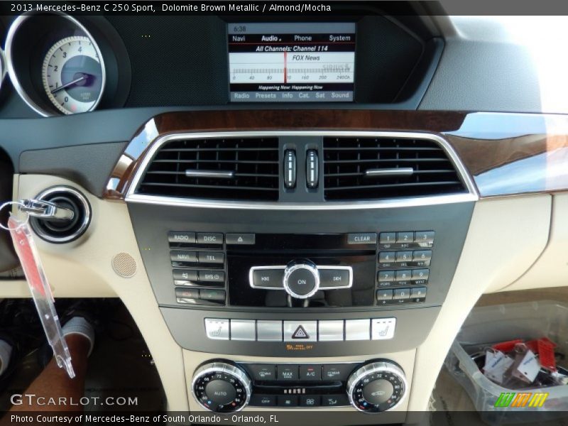 Controls of 2013 C 250 Sport