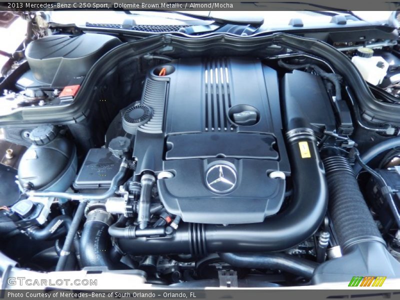  2013 C 250 Sport Engine - 1.8 Liter DI Turbocharged DOHC 16-Valve VVT 4 Cylinder