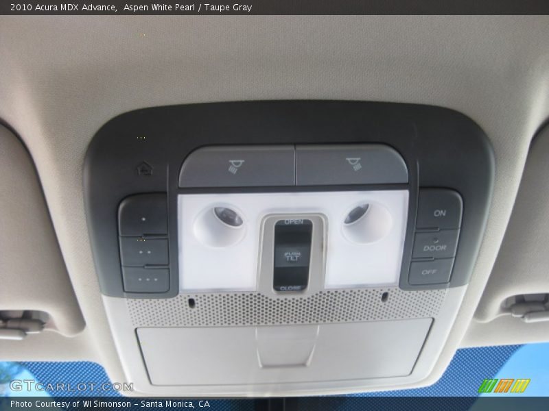 Controls of 2010 MDX Advance