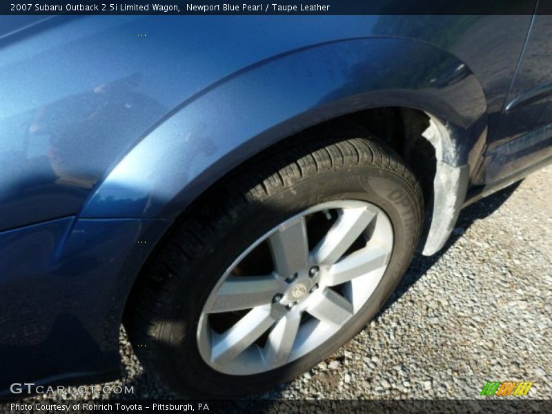 Newport Blue Pearl / Taupe Leather 2007 Subaru Outback 2.5i Limited Wagon