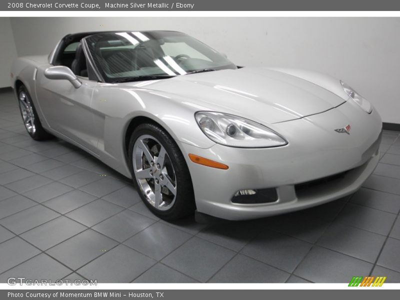 Machine Silver Metallic / Ebony 2008 Chevrolet Corvette Coupe
