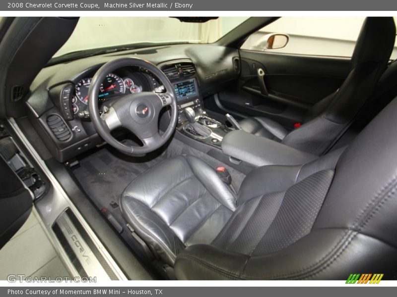 Machine Silver Metallic / Ebony 2008 Chevrolet Corvette Coupe
