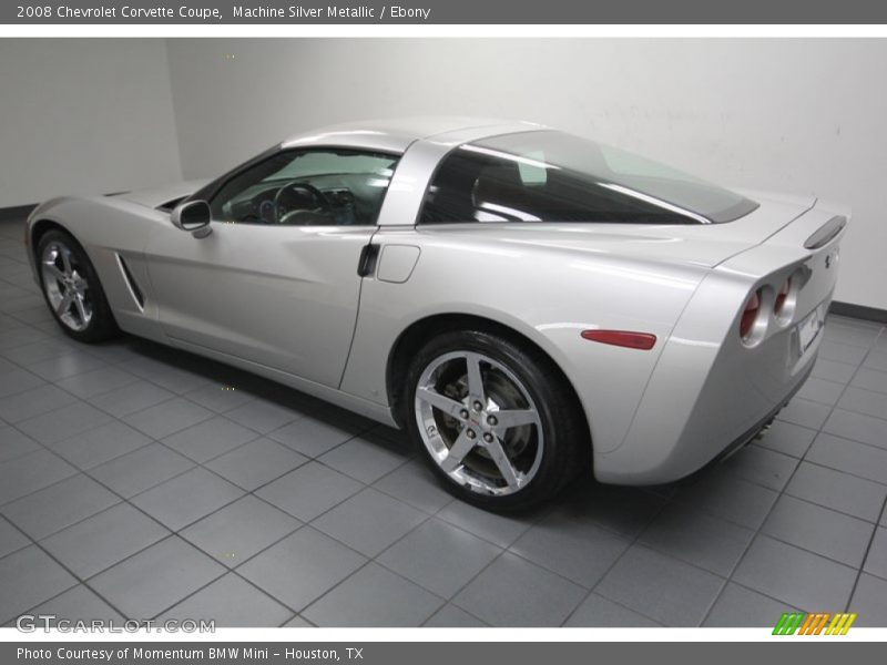 Machine Silver Metallic / Ebony 2008 Chevrolet Corvette Coupe