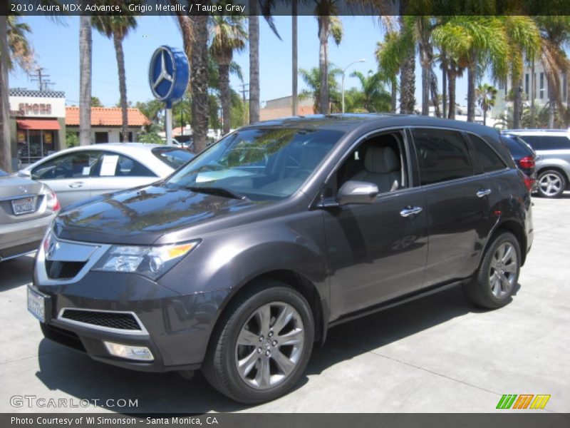 Front 3/4 View of 2010 MDX Advance