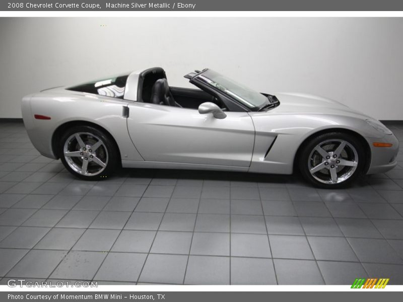 Machine Silver Metallic / Ebony 2008 Chevrolet Corvette Coupe