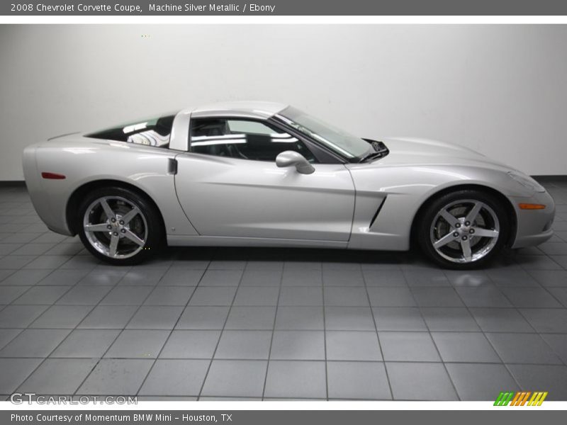 Machine Silver Metallic / Ebony 2008 Chevrolet Corvette Coupe