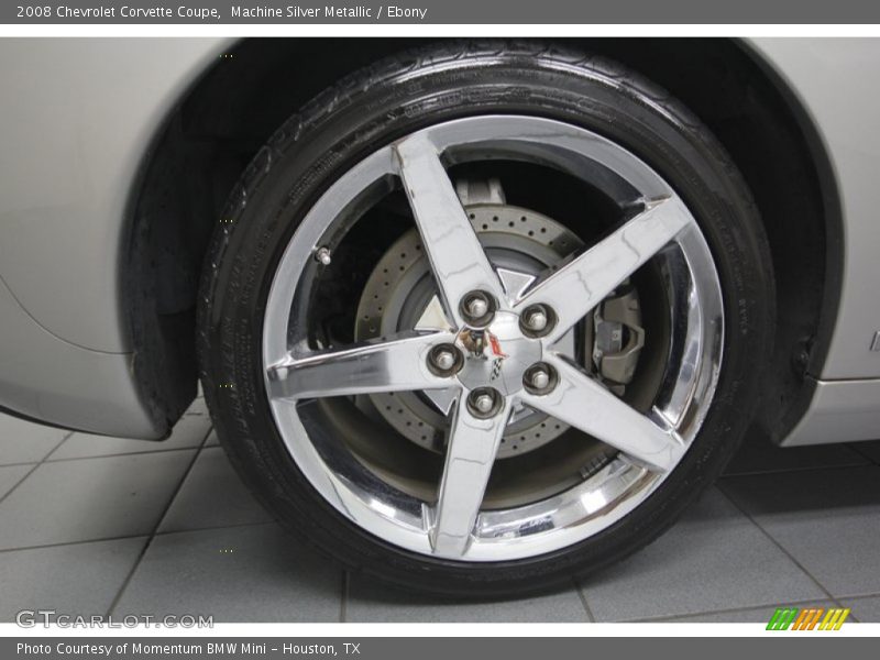 Machine Silver Metallic / Ebony 2008 Chevrolet Corvette Coupe