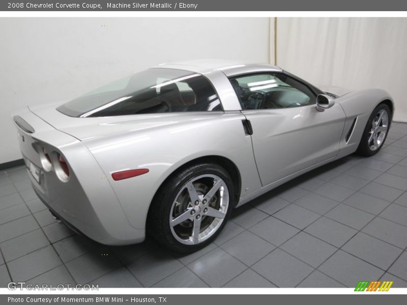 Machine Silver Metallic / Ebony 2008 Chevrolet Corvette Coupe