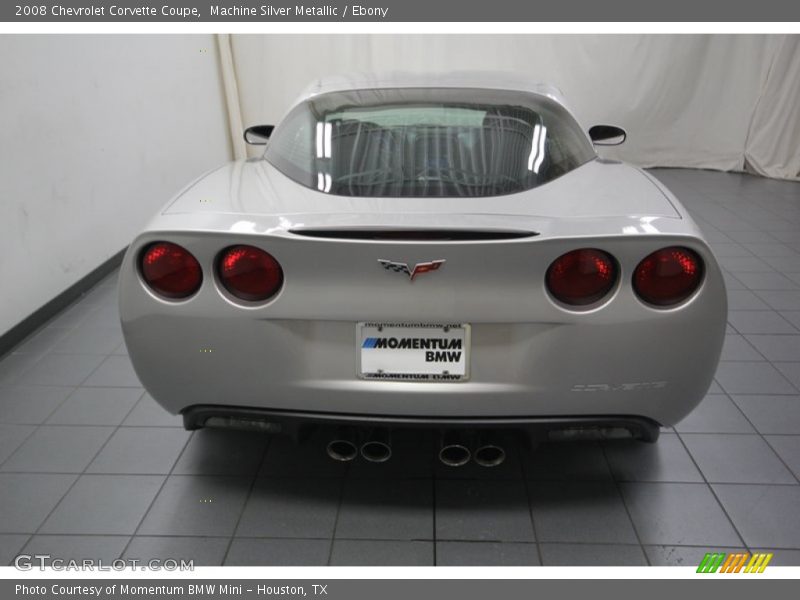 Machine Silver Metallic / Ebony 2008 Chevrolet Corvette Coupe
