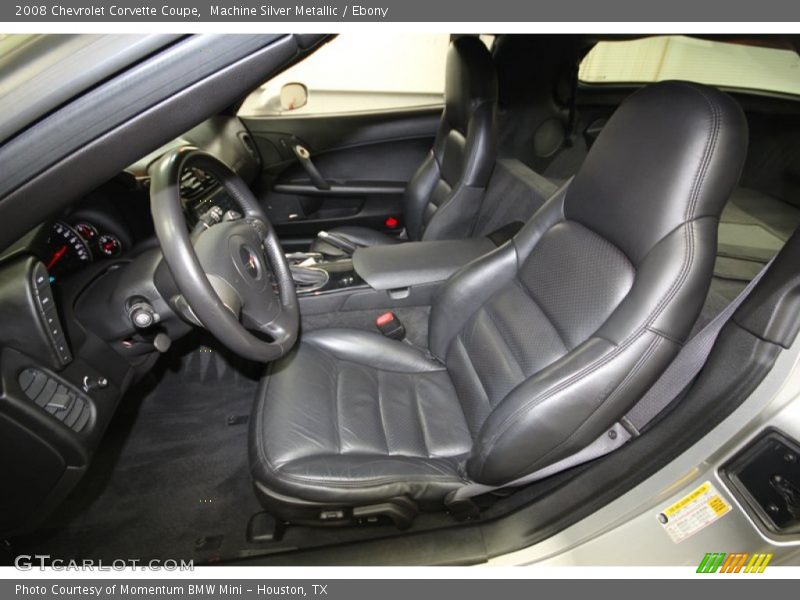 Machine Silver Metallic / Ebony 2008 Chevrolet Corvette Coupe