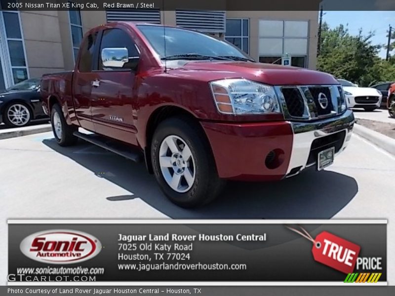 Red Brawn / Steel 2005 Nissan Titan XE King Cab