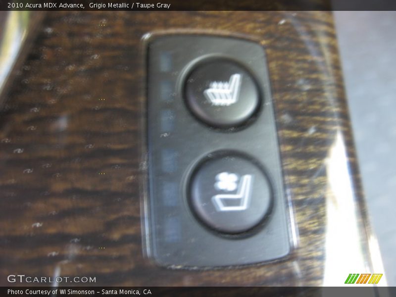 Grigio Metallic / Taupe Gray 2010 Acura MDX Advance
