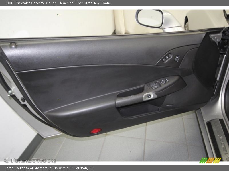 Machine Silver Metallic / Ebony 2008 Chevrolet Corvette Coupe