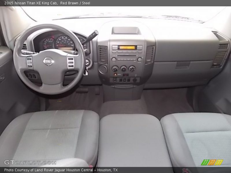 Red Brawn / Steel 2005 Nissan Titan XE King Cab