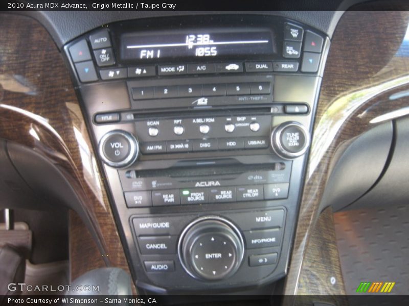 Controls of 2010 MDX Advance
