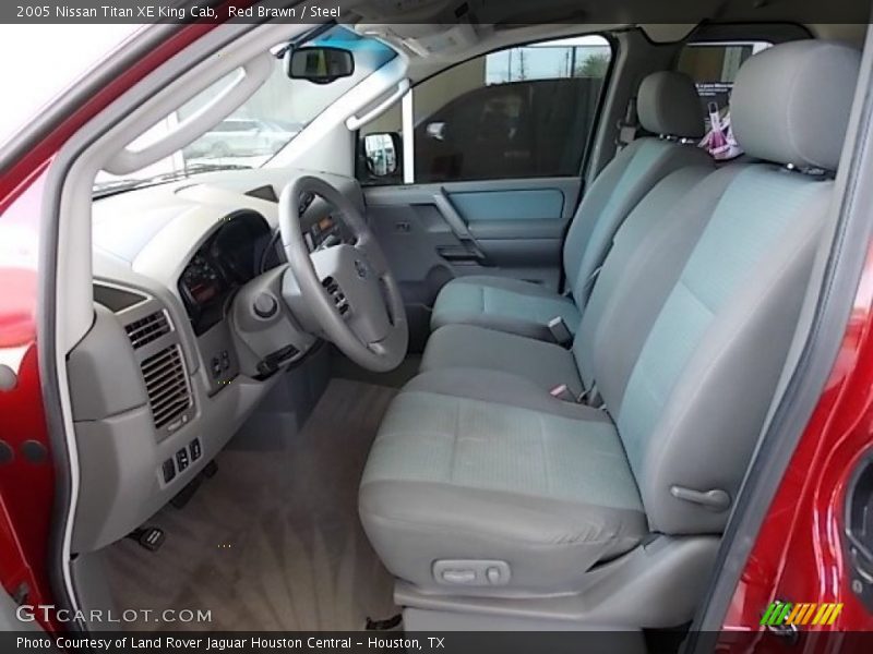 Red Brawn / Steel 2005 Nissan Titan XE King Cab