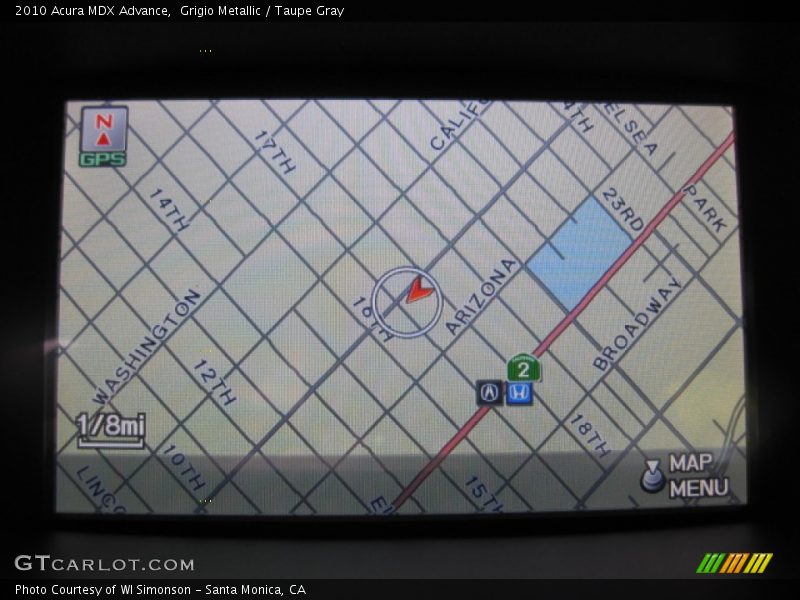 Navigation of 2010 MDX Advance