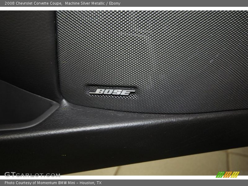 Machine Silver Metallic / Ebony 2008 Chevrolet Corvette Coupe