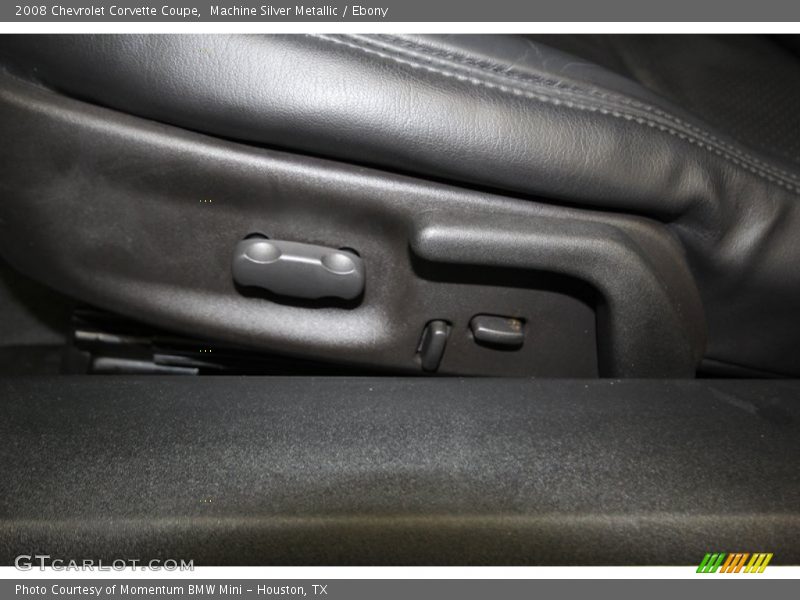 Machine Silver Metallic / Ebony 2008 Chevrolet Corvette Coupe