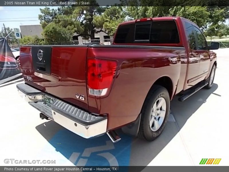 Red Brawn / Steel 2005 Nissan Titan XE King Cab