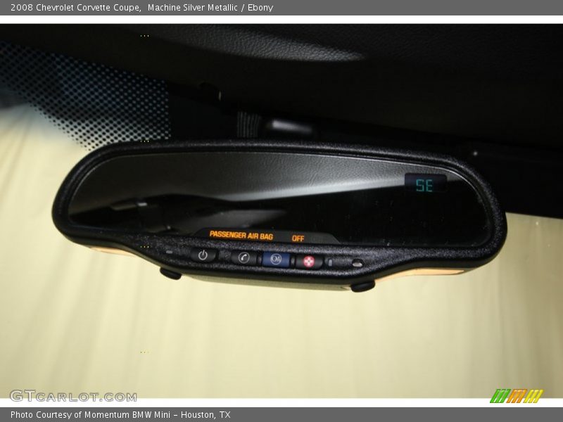 Machine Silver Metallic / Ebony 2008 Chevrolet Corvette Coupe