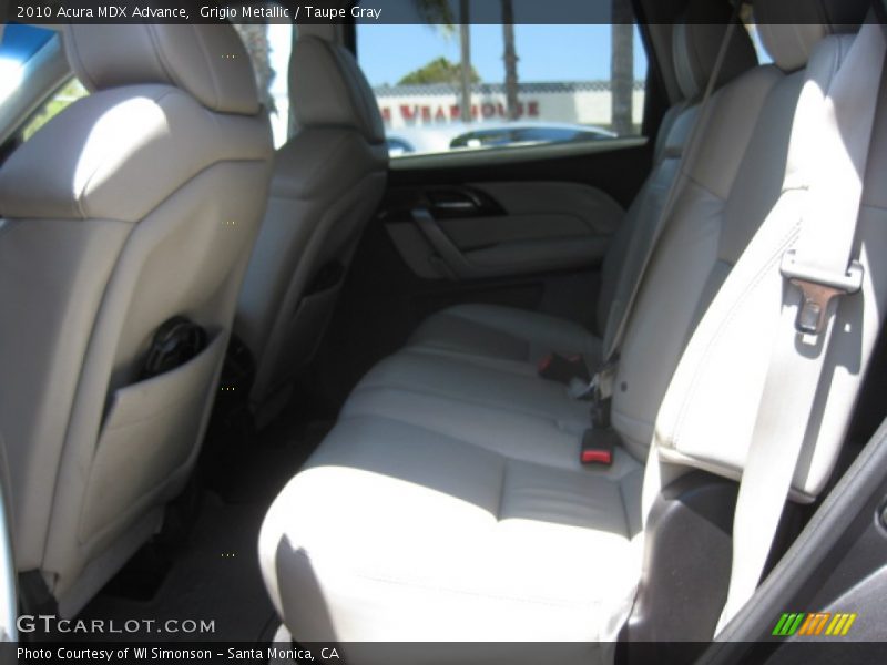 Grigio Metallic / Taupe Gray 2010 Acura MDX Advance