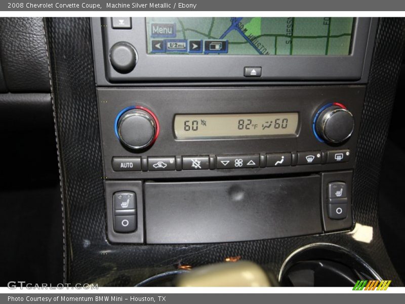 Machine Silver Metallic / Ebony 2008 Chevrolet Corvette Coupe