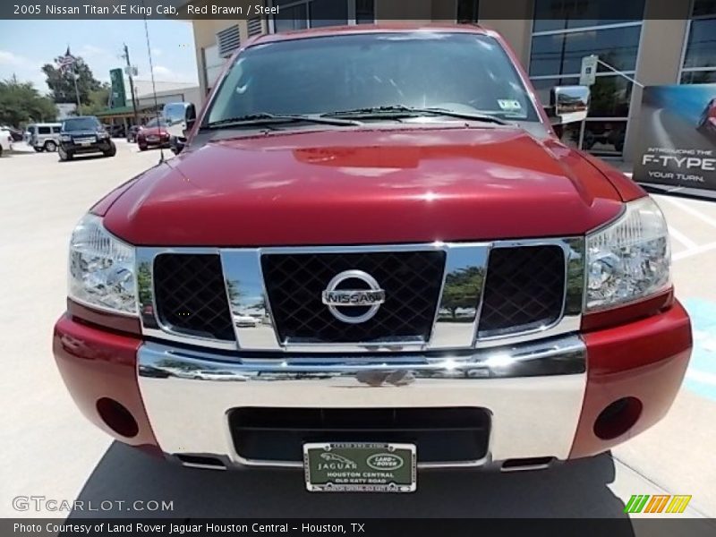Red Brawn / Steel 2005 Nissan Titan XE King Cab