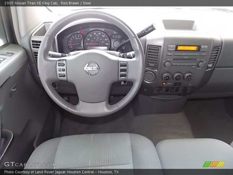 Red Brawn / Steel 2005 Nissan Titan XE King Cab