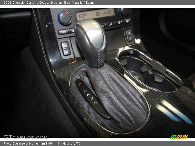 Machine Silver Metallic / Ebony 2008 Chevrolet Corvette Coupe