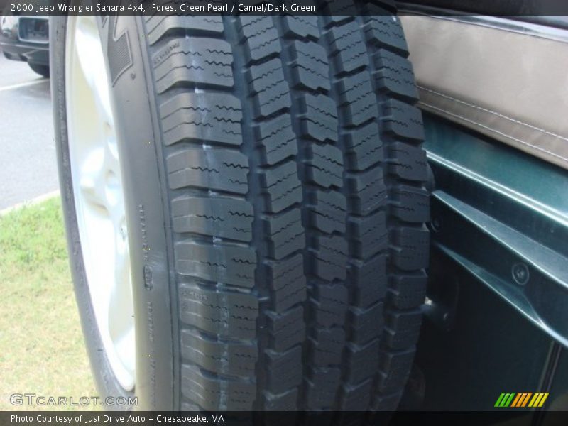 Forest Green Pearl / Camel/Dark Green 2000 Jeep Wrangler Sahara 4x4