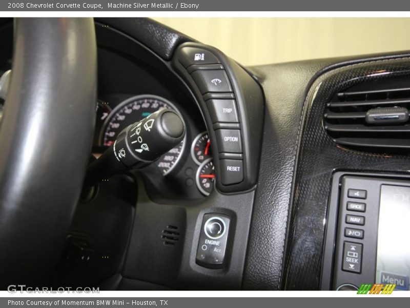 Machine Silver Metallic / Ebony 2008 Chevrolet Corvette Coupe