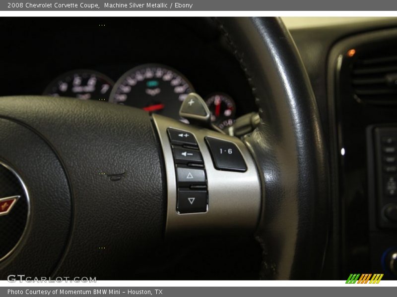 Machine Silver Metallic / Ebony 2008 Chevrolet Corvette Coupe